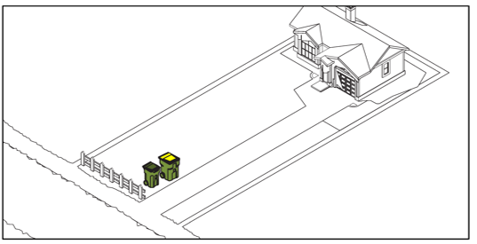 Carts at end of laneway