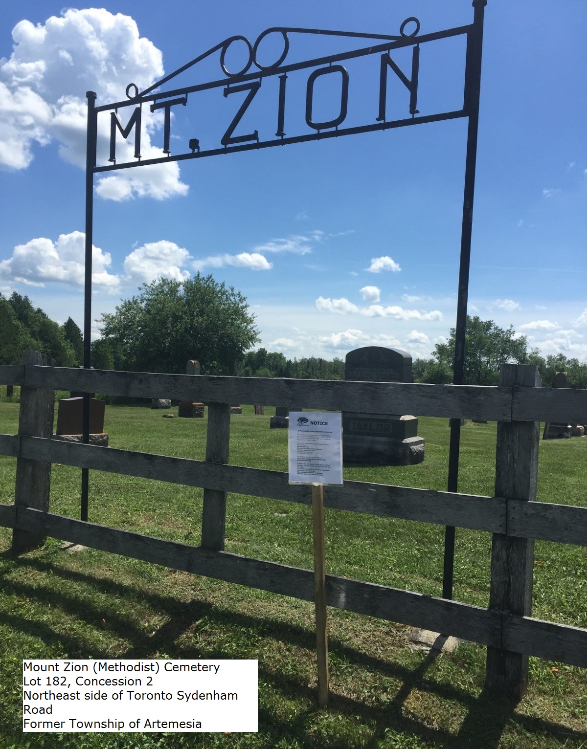 Picture of Mt. Zion Cemetery